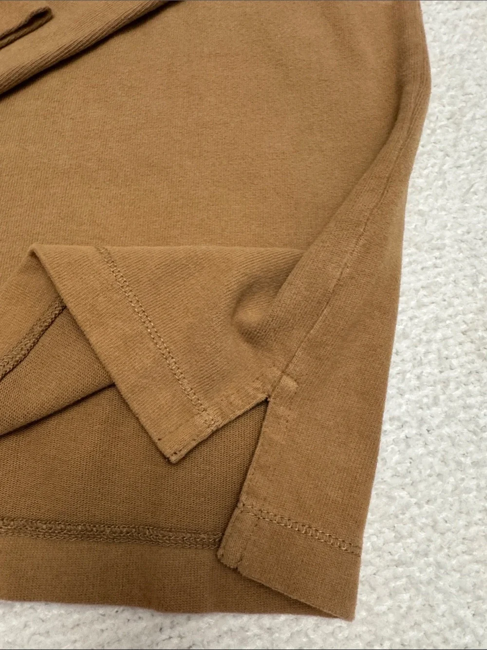 J. Crew Men’s Caramel Brown Half-Zip Pullover